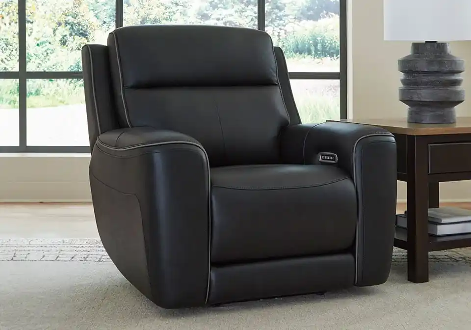 5Z Comfort Onyx Power Recliner - Living Room