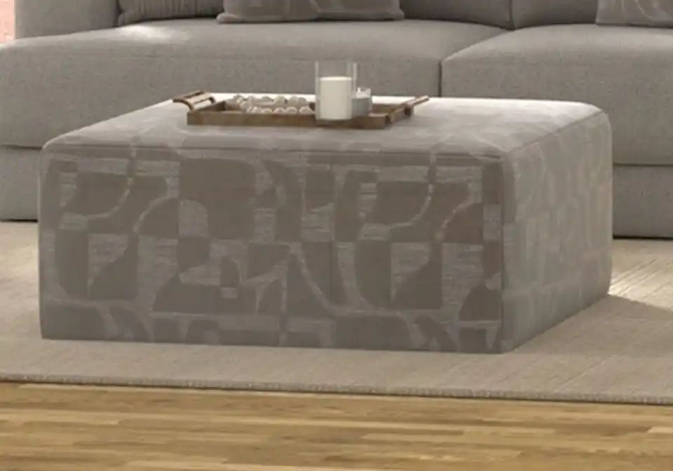 Zeke Cloud Cocktail Ottoman - Living Room