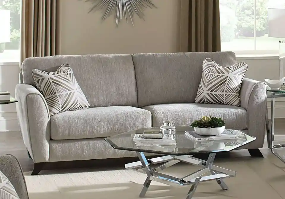 Alyssa Pebble Sofa - Living Room