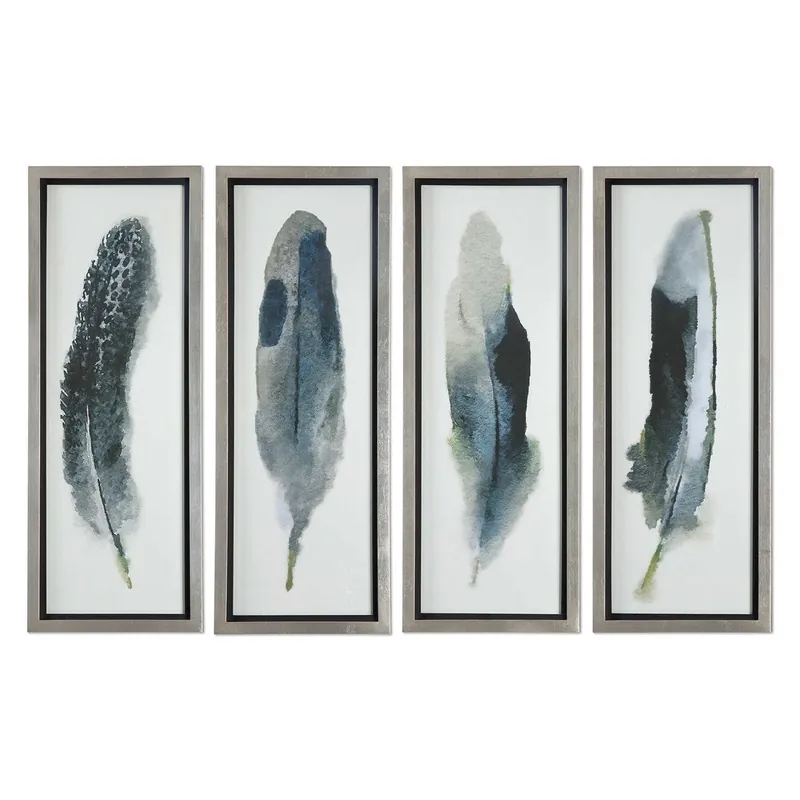 Feathered Beauty Print Set - Uttermost