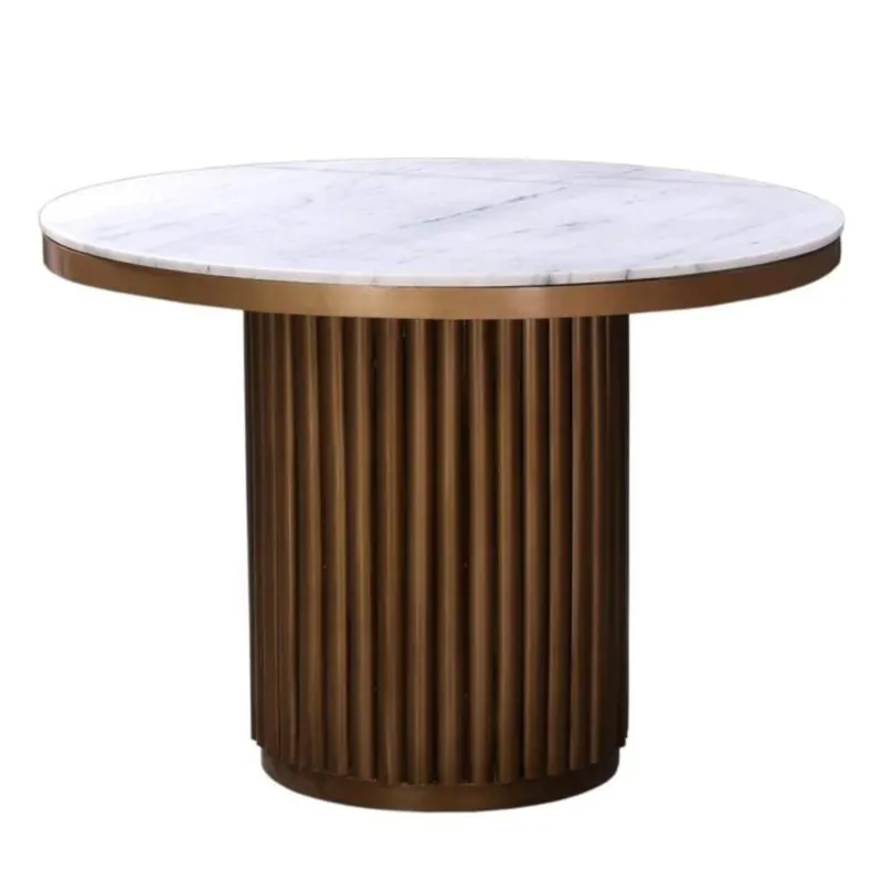 Tower Marble Dining Table - Moes