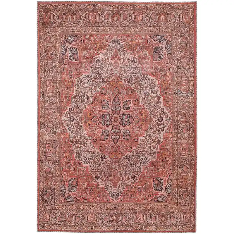 Rawlins Terracotta Rug - Feizy
