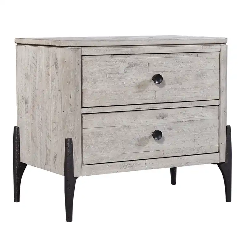 Zane Two Drawer Nightstand - Aspen Home