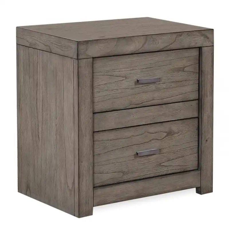 Modern Loft 2 Drawer Nightstand - Aspen Home