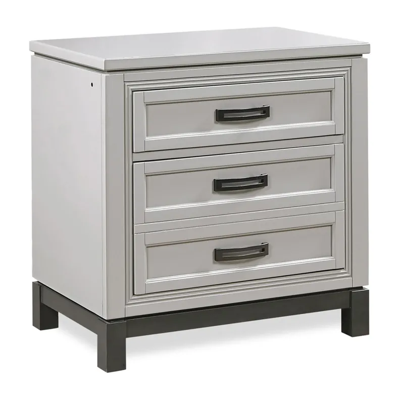 Hyde Park 3 Drawer Nightstand - Aspen Home