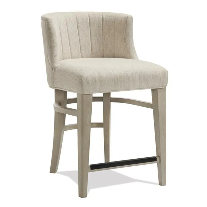 Cascade Curved Back Counter Stool - Riverside