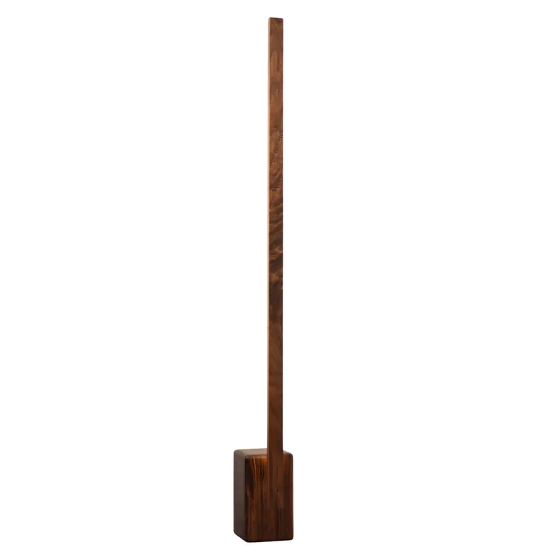 Column Hardwood Floor Lamp - The Iron Roots Designs