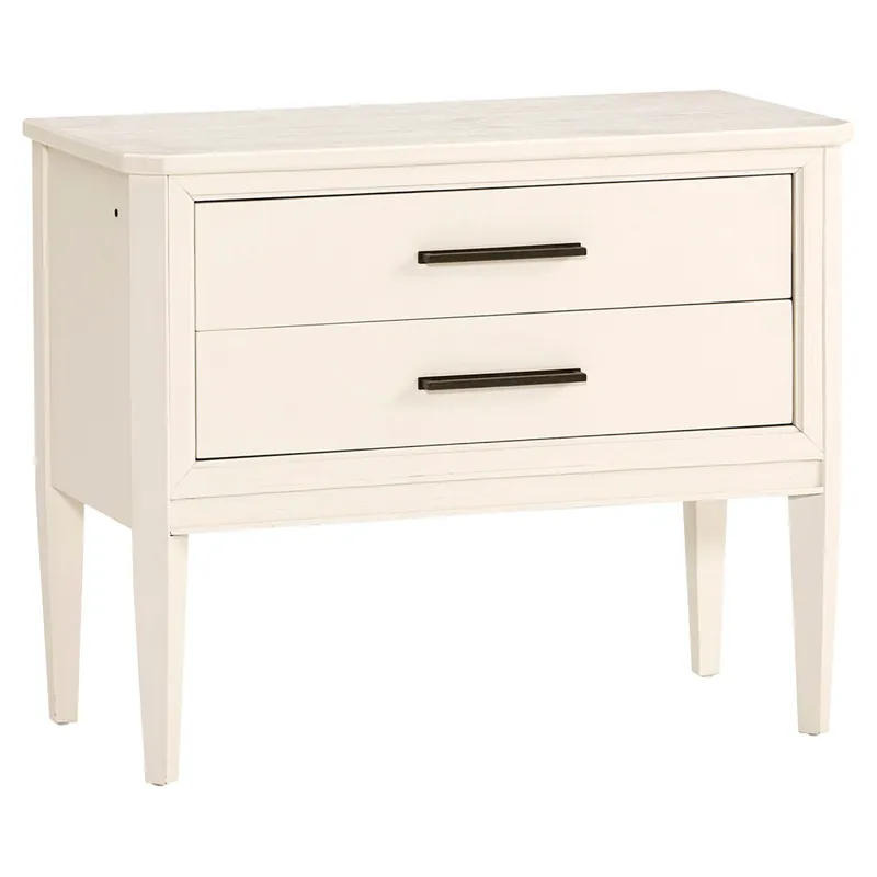 Camden Collection White Liv360 Nightstand - Aspen Home