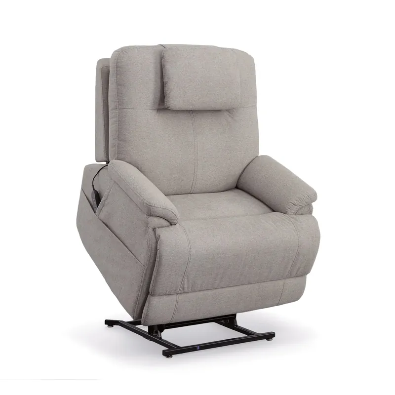 Zecliner Model 1 Dove Fabric Power Lift Sleep Chair - Flexsteel