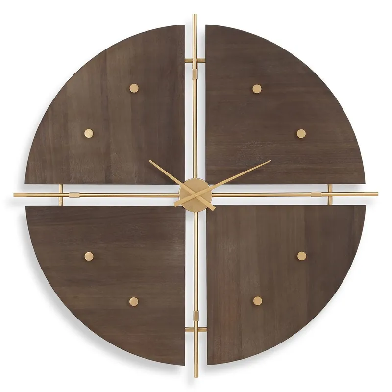 Walnut Elegance Clock - Uttermost