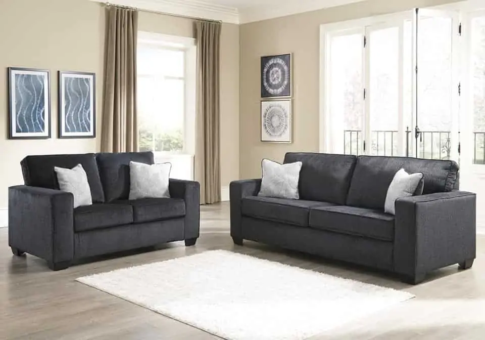 Altari Slate Sofa Set - living room