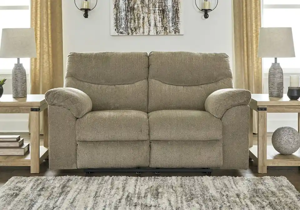 Alphons Briar Reclining Love Seat - living room