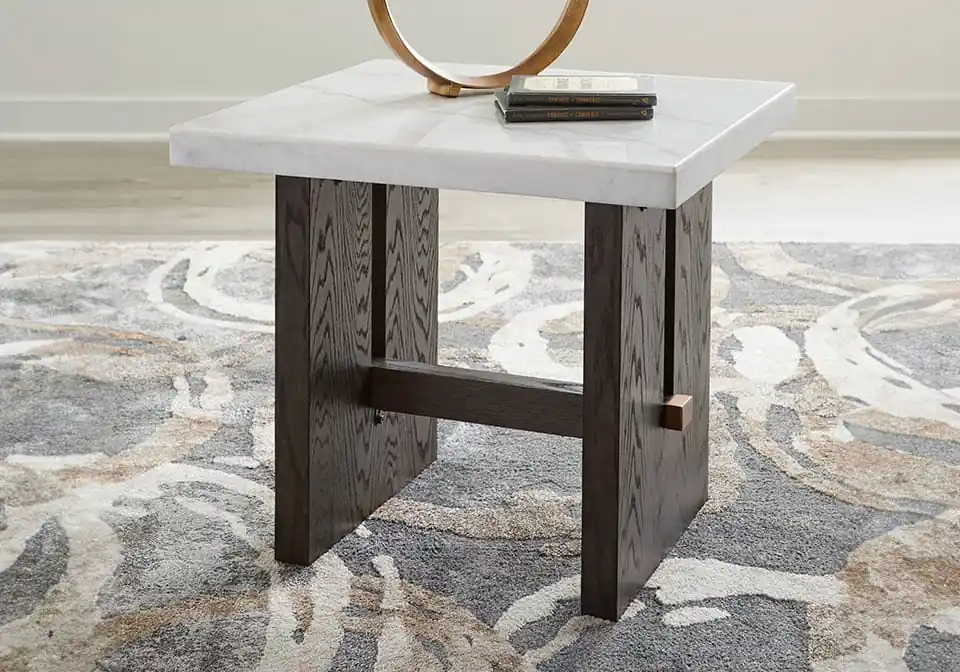 Burkhaus Dark Brown End Table - end tables