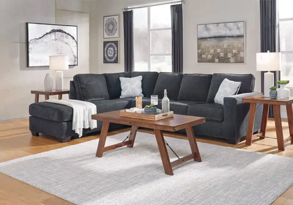 Altari Slate 2pc. LAF Chaise Sectional - living room
