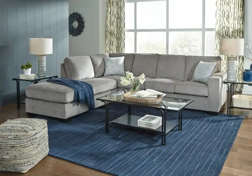 Altari Alloy 2pc. LAF Chaise Sectional - living room