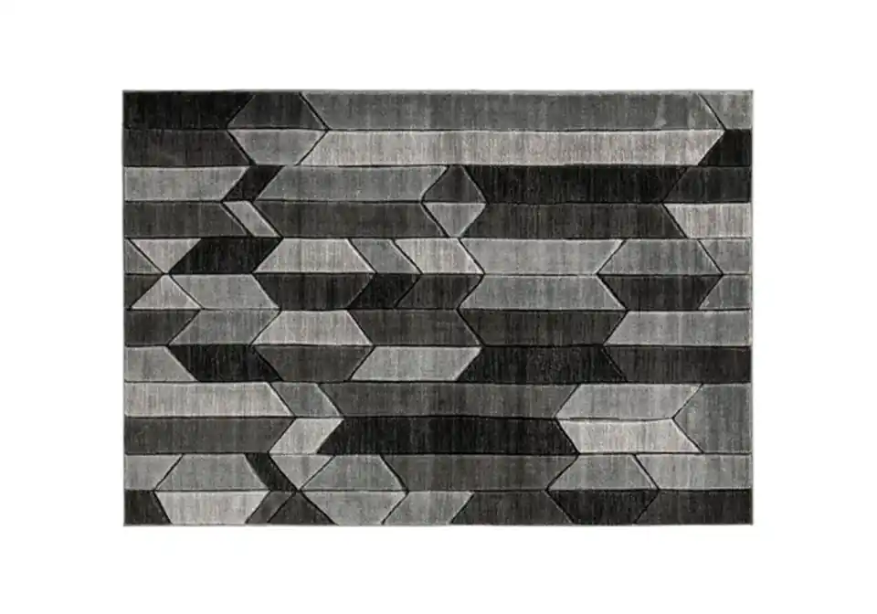 Chayse Black/Gray Large Rug - home decor