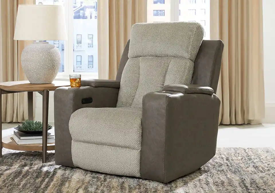 Whiplash Sisal Power Recliner - home theatre seating
