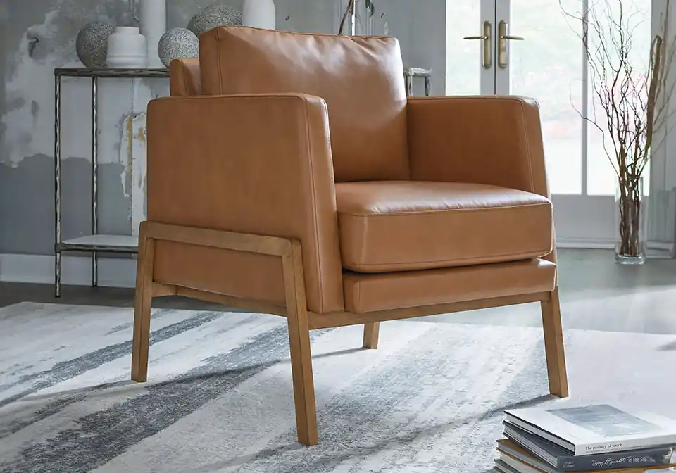 Numund Caramel Accent Chair - accent chairs