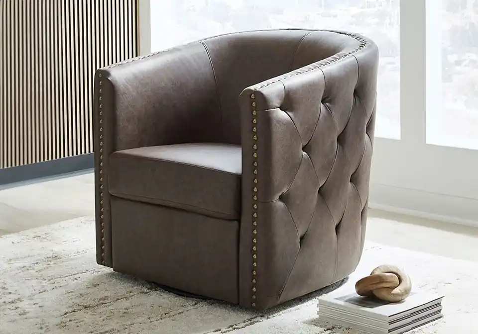 Brentlow Granite Swivel Accent Chair - accent chairs