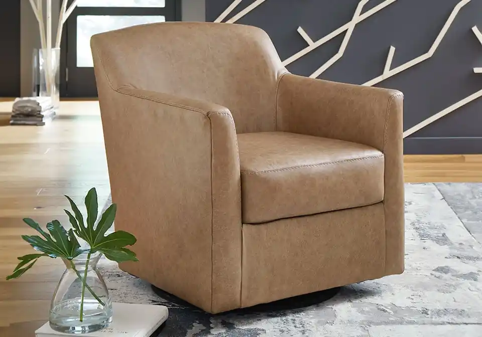 Bradney Tumbleweed Swivel Accent Chair - accent chairs