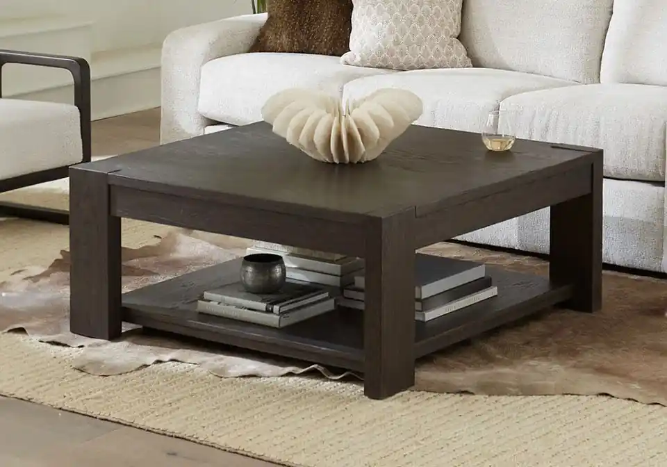 Lennox Bark Oversized Cocktail Table - cocktail tables