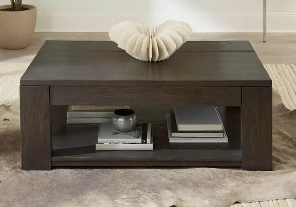 Lennox Bark Lift Top Cocktail Table - cocktail tables