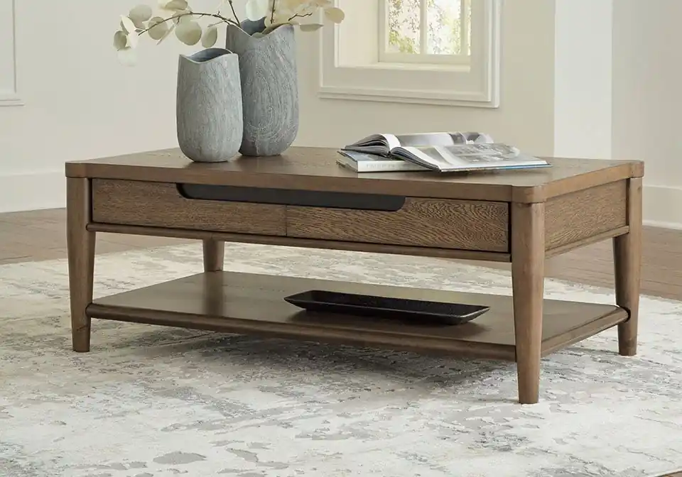Roanhowe Brown Cocktail Table - cocktail tables