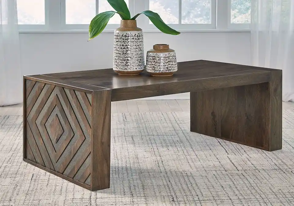 Dreggan Brown Cocktail Table - cocktail tables