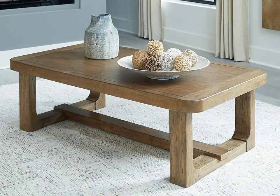 Cabalynn Light Brown Cocktail Table - cocktail tables