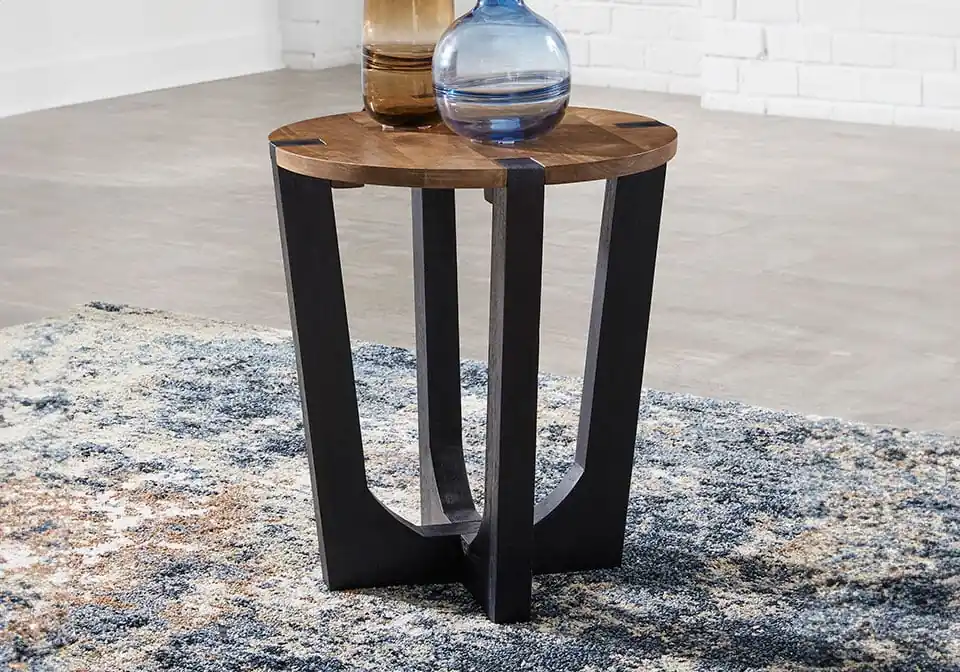 Hanneforth Two-Tone End Table