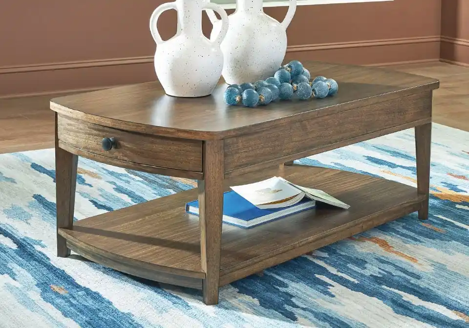 Burkbyer Brown Cocktail Table - cocktail tables