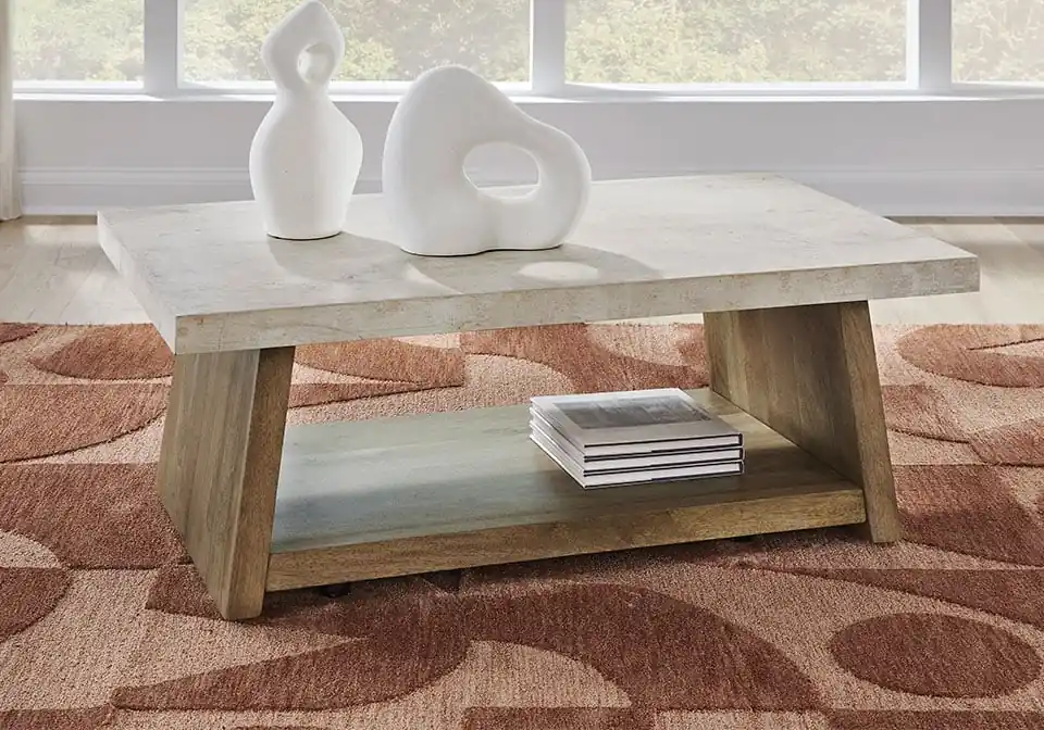 Brendalhouse Lt. Brown Cocktail Table - cocktail tables