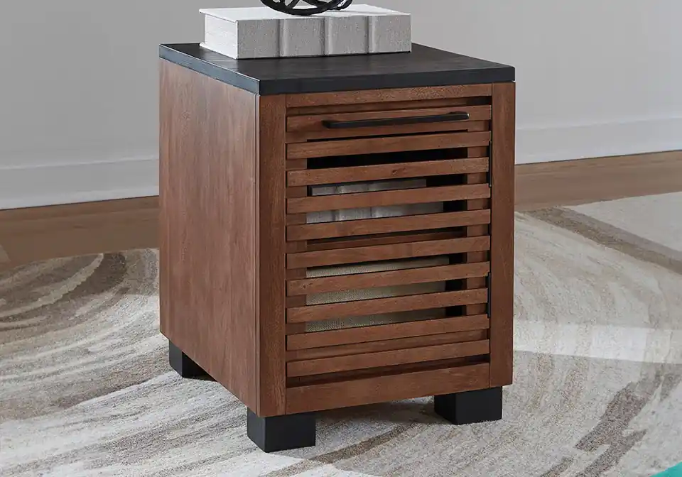 Kallari Two-Tone Chairside End Table