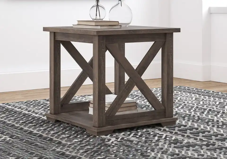 Arlenbry Gray End Table - end tables