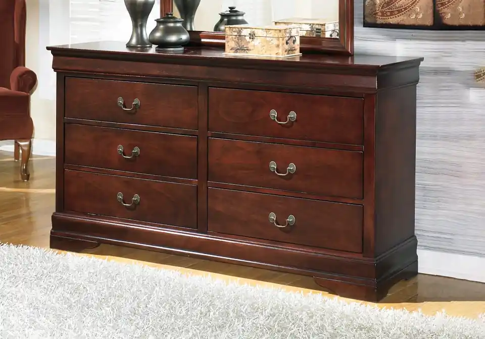 Alisdair Dark Brown Dresser - bedroom