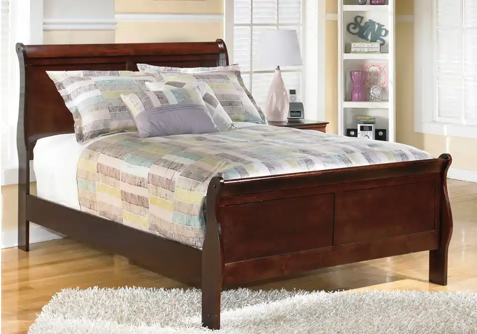 Alisdair Dark Brown Full Bed - bedroom