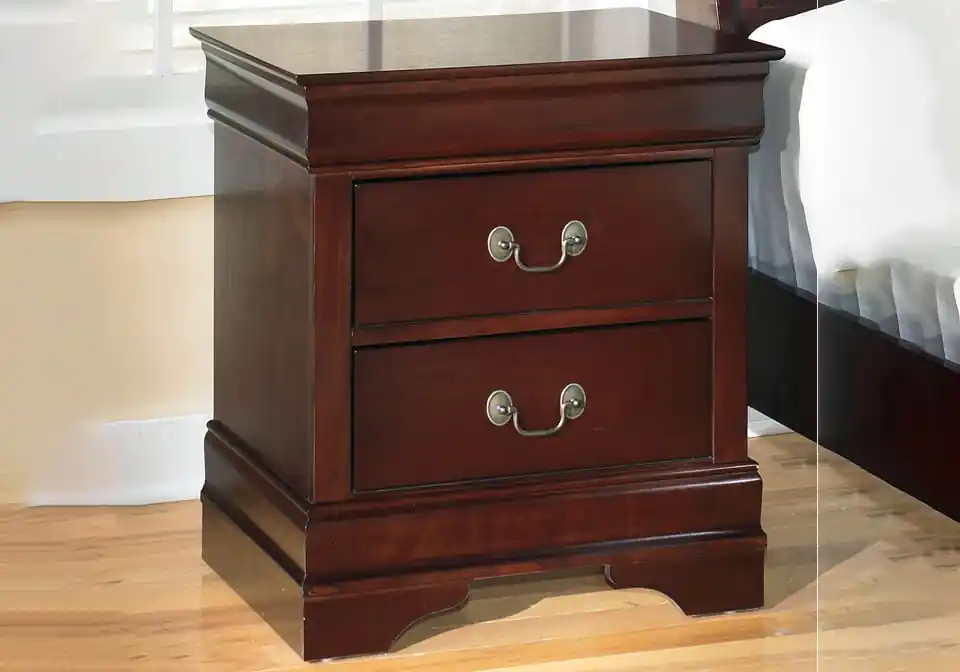 Alisdair Dark Brown Nightstand - bedroom