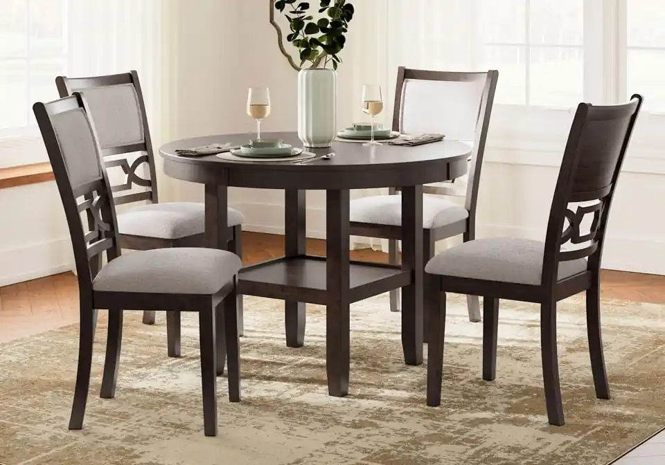 Langwest Brown 5pc. Round Dining Set - casual dining sets