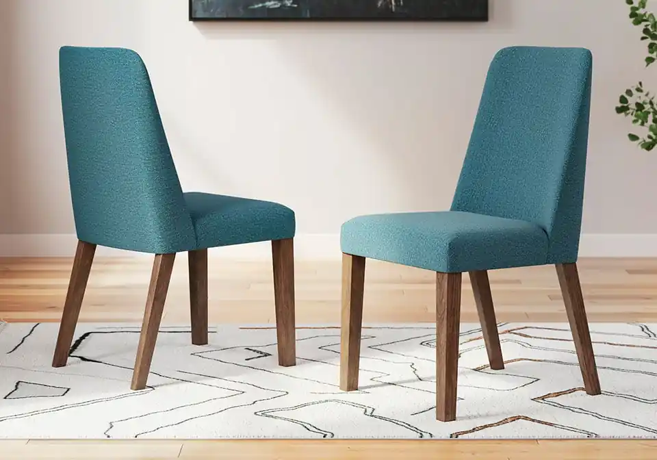 Lyncott Blue Dining Chair - chairs