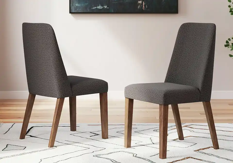 Lyncott Charcoal Dining Chair - chairs