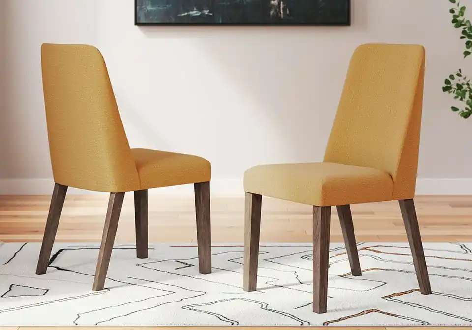 Lyncott Mustard Dining Chair - chairs