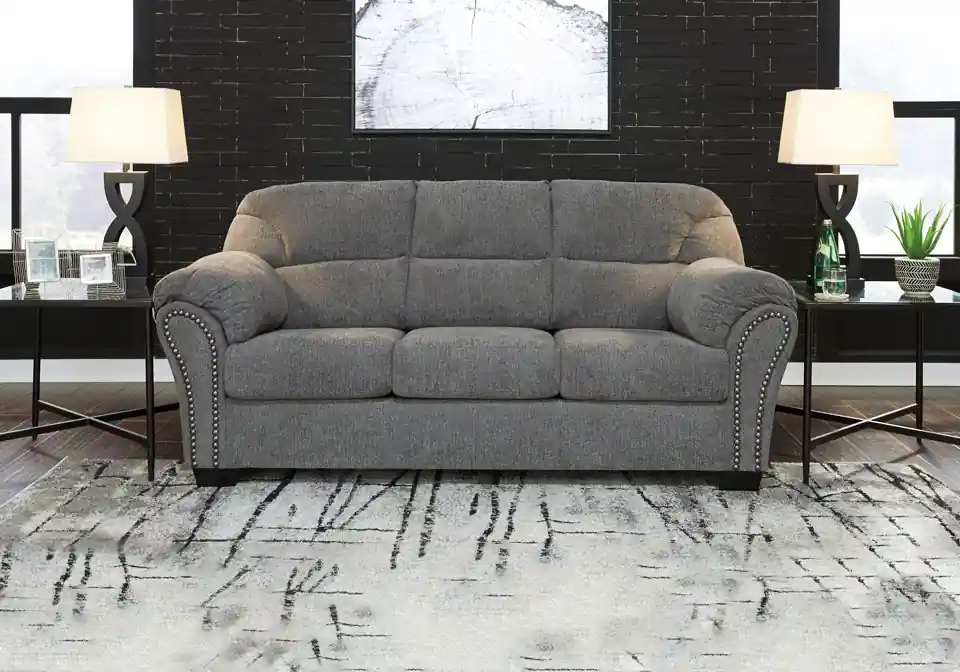 Allmaxx Pewter Sofa - living room