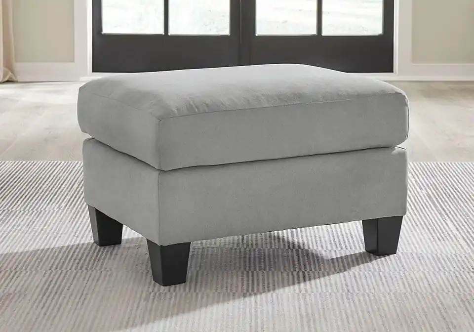 Adlai Shadow Ottoman - living room