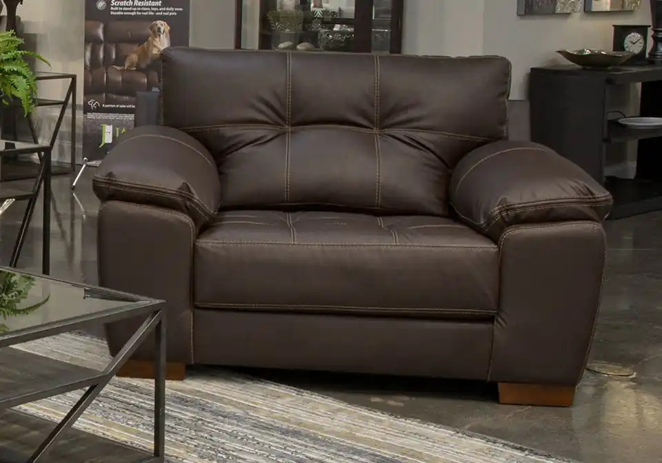 Finn Espresso Chair & 1/2 - chairs