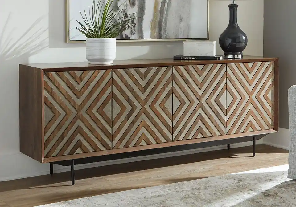 Dreggan Brown Accent Cabinet - accent cabinets