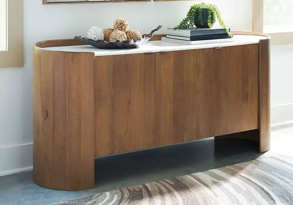 Fitzroy Brown Accent Cabinet - accent cabinets