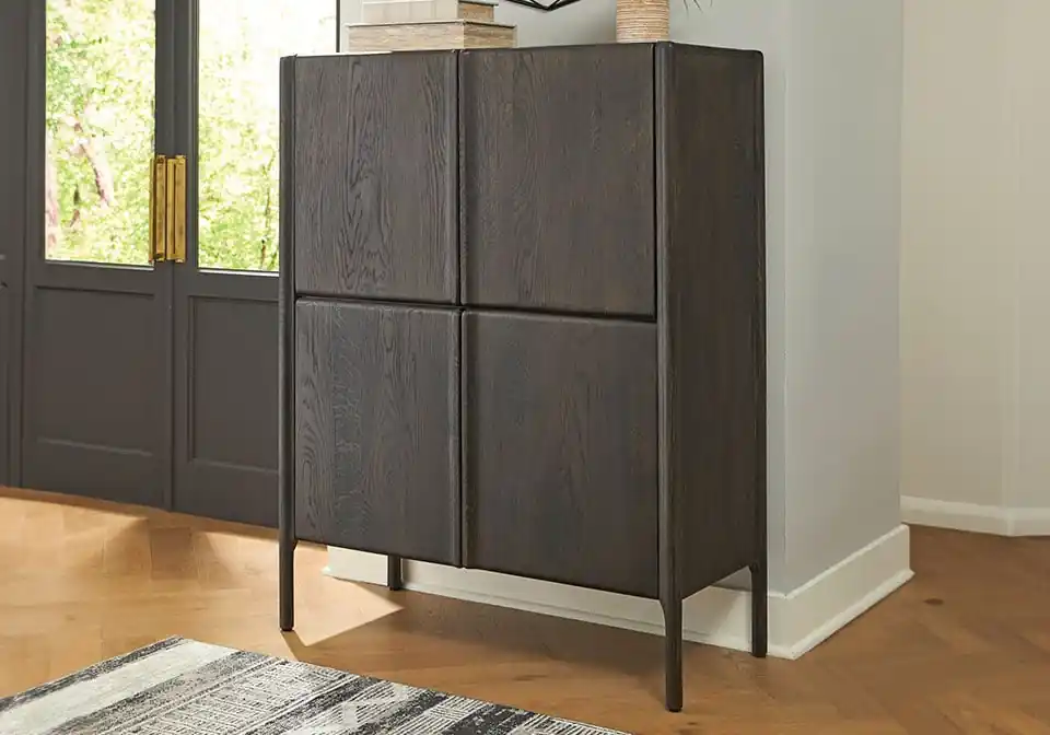 Orsonal Espresso Accent Cabinet - accent cabinets