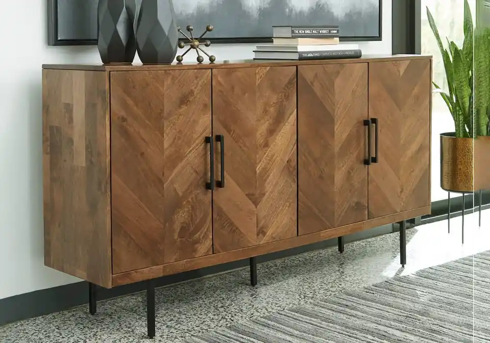 Prattville Brown Accent Cabinet - accent cabinets