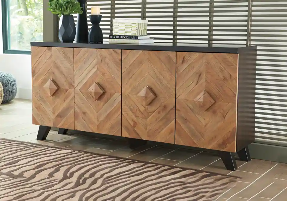 Robin Ridge Brown Accent Cabinet - accent cabinets