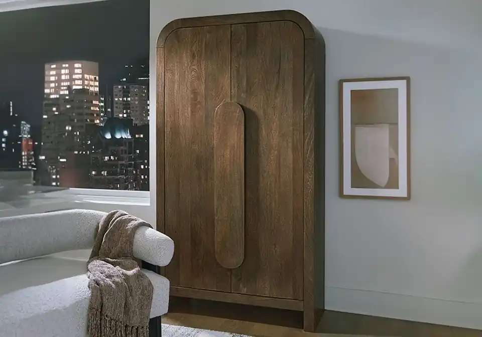 Thoren Medium Brown Accent Cabinet - accent cabinets